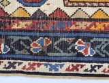 Antique Caucasian Perpedil Rug 3' 3'' x 4' 8''
