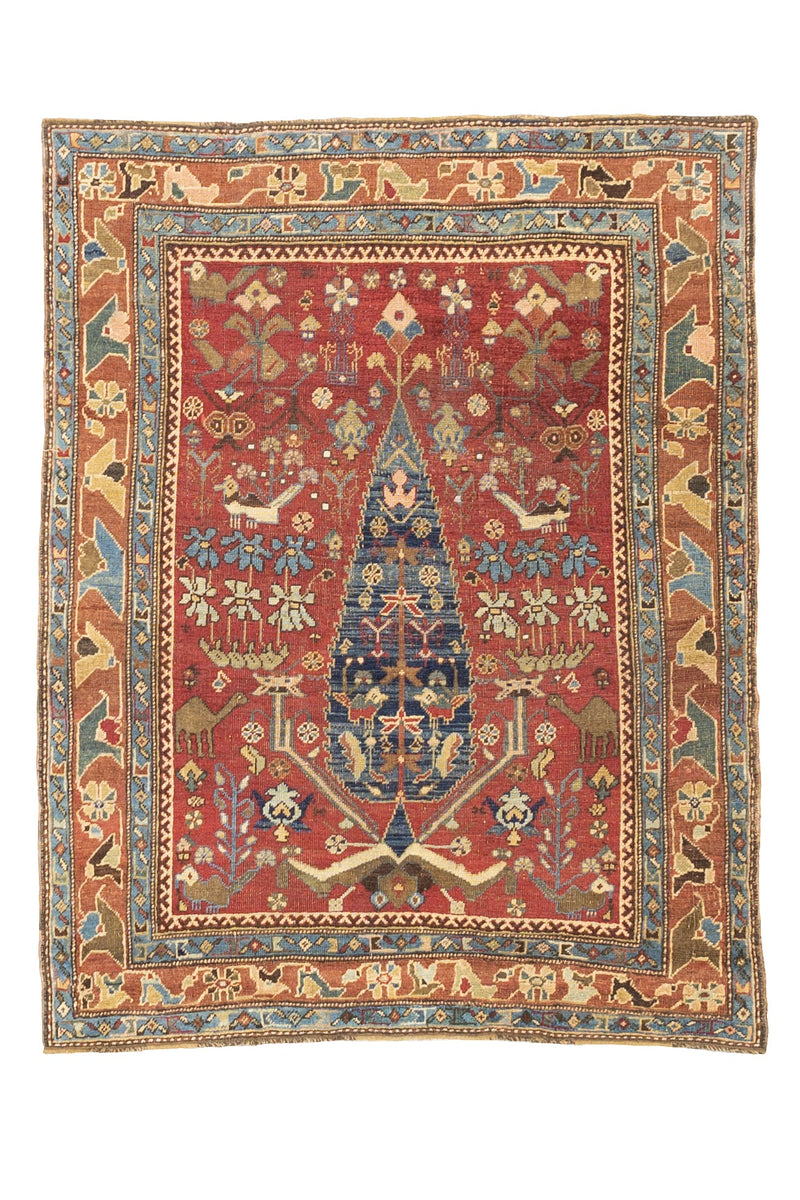 Antique  Karabagh Rug 4' 7