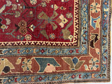 Antique  Karabagh Rug 4' 7" x 5' 10"