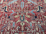 Antique  Heriz Serapi Rug 8'11" x 11' 7''