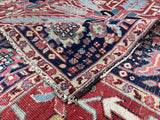 Antique  Heriz Serapi Rug 8'11" x 11' 7''