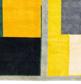 Mid Century French Artistic Wool Rug 6'10" x 9' 9"