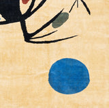 Fine French Mid Century Wool Rug Design after Miro 6'7" x 8' 2"