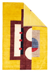Fine French Artistic Design Inspired by Fernand Lager Rug 6'7" x 9' 9"