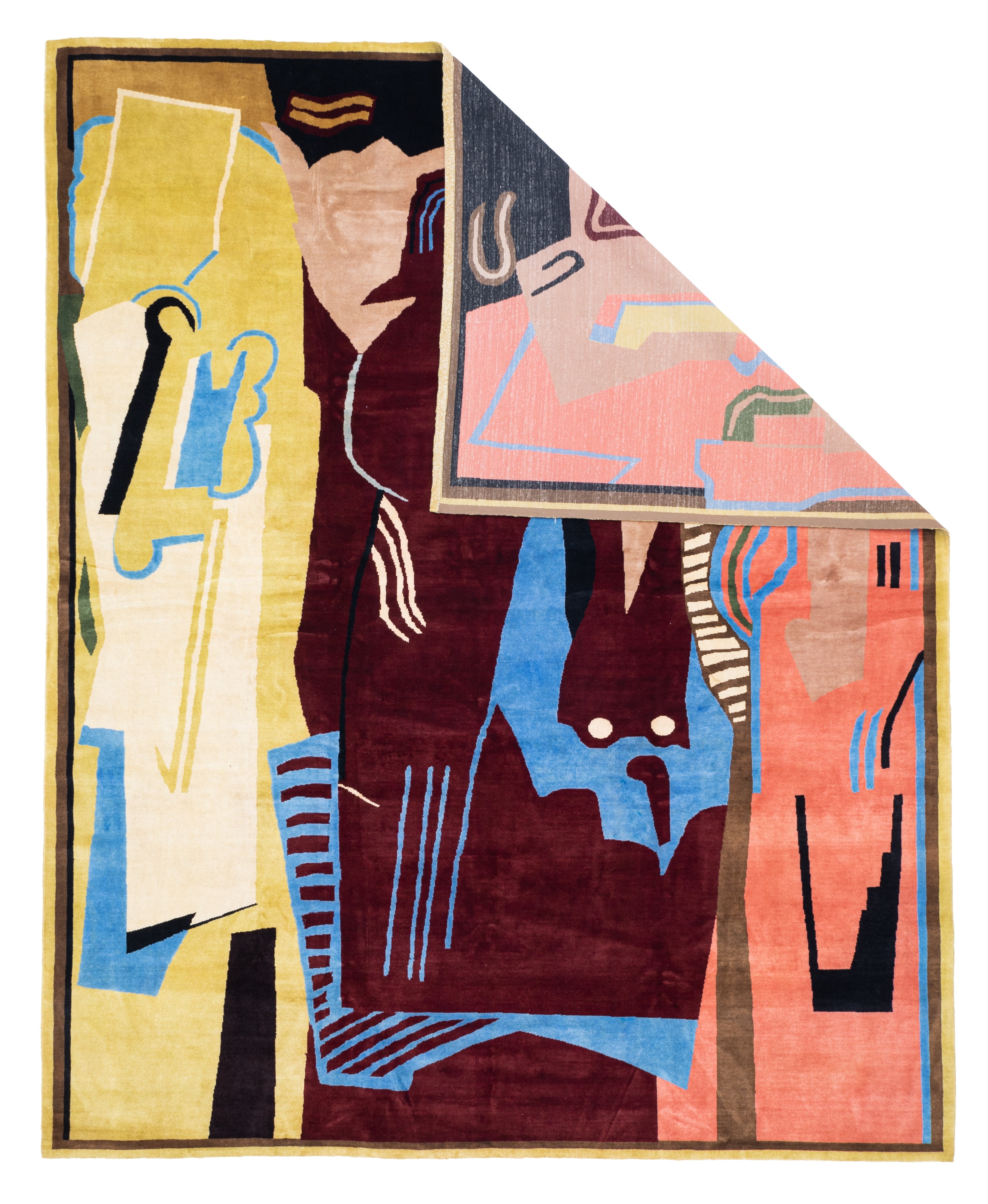 French Artistic Rug by Albert Gleizes 9'7" x 12' 0"