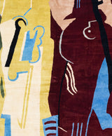 French Artistic Rug by Albert Gleizes 9'7" x 12' 0"