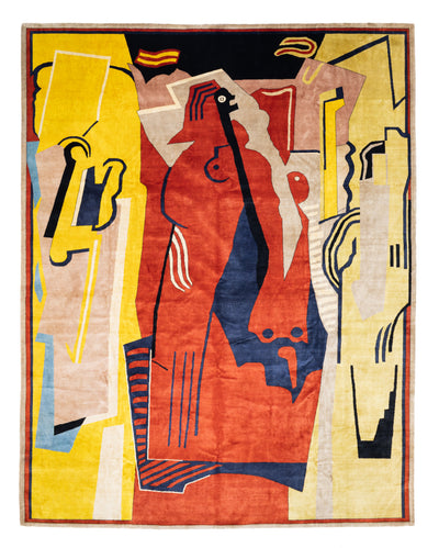 French Artistic Rug by Albert Gleizes 11' 6'' x 14' 7''