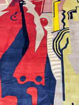 French Artistic Rug by Albert Gleizes 11' 6'' x 14' 7''