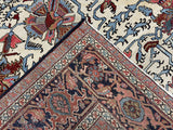 Antique  Heriz Serapi Unusual Design Rug 7'9" x 11'1''