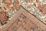 Antique  Heriz Serapi Unusual Design Rug 7'9" x 11'1''