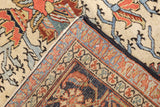 Antique  Heriz Serapi Unusual Design Rug 7'9" x 11'1''