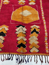 Vintage Moroccan Rug 4'7" x 8' 5''