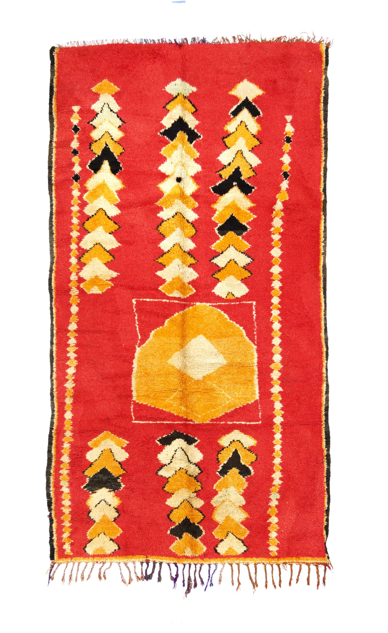 Vintage Moroccan Rug 4'7
