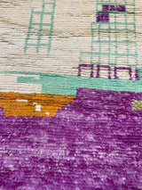 Mid Century Moroccan Rug 6'5" x 9' 6"
