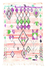 Vintage Moroccan Rug 6'7" x 10' 0"