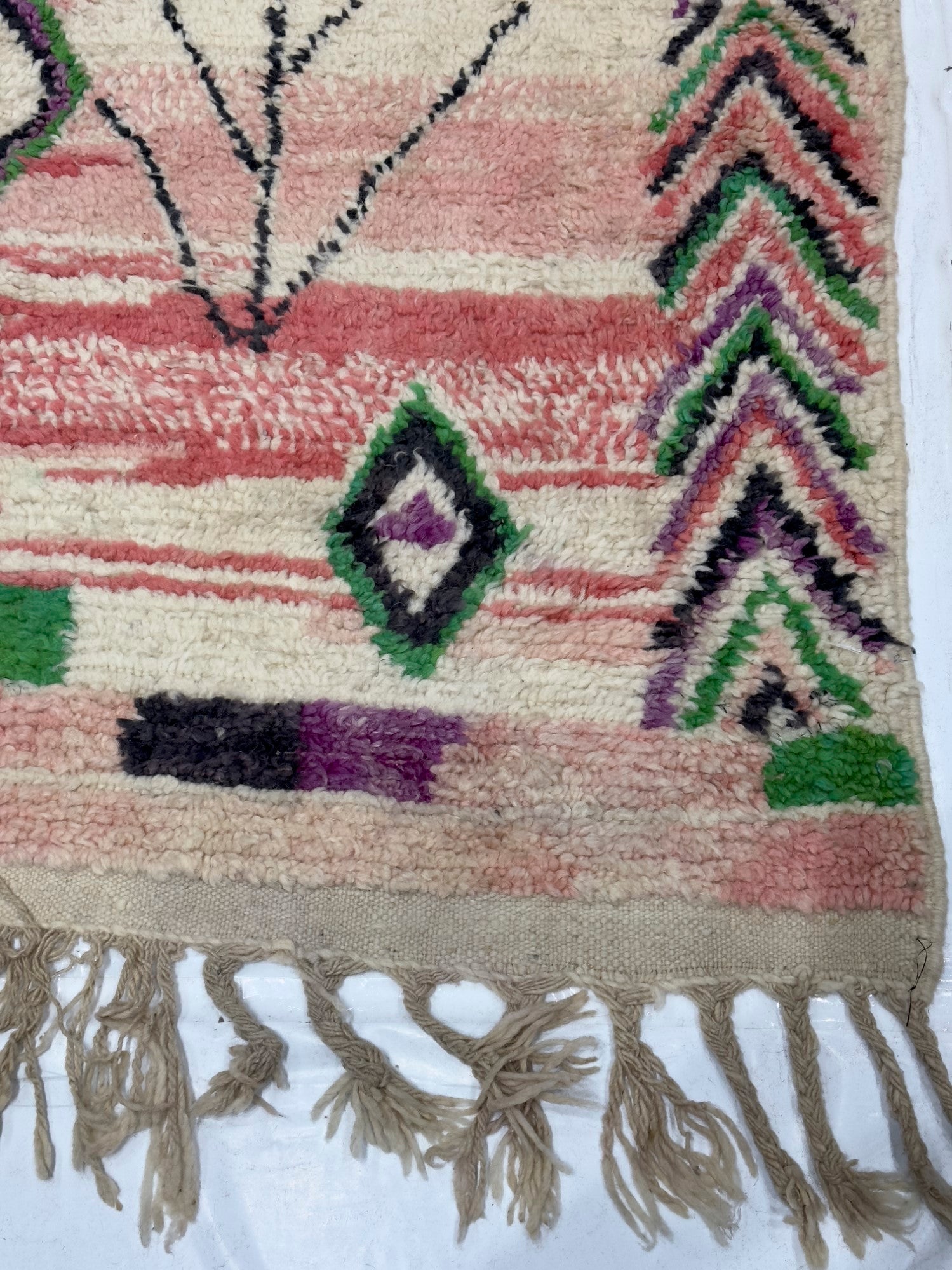 Vintage Moroccan Rug 6'7" x 10' 0"