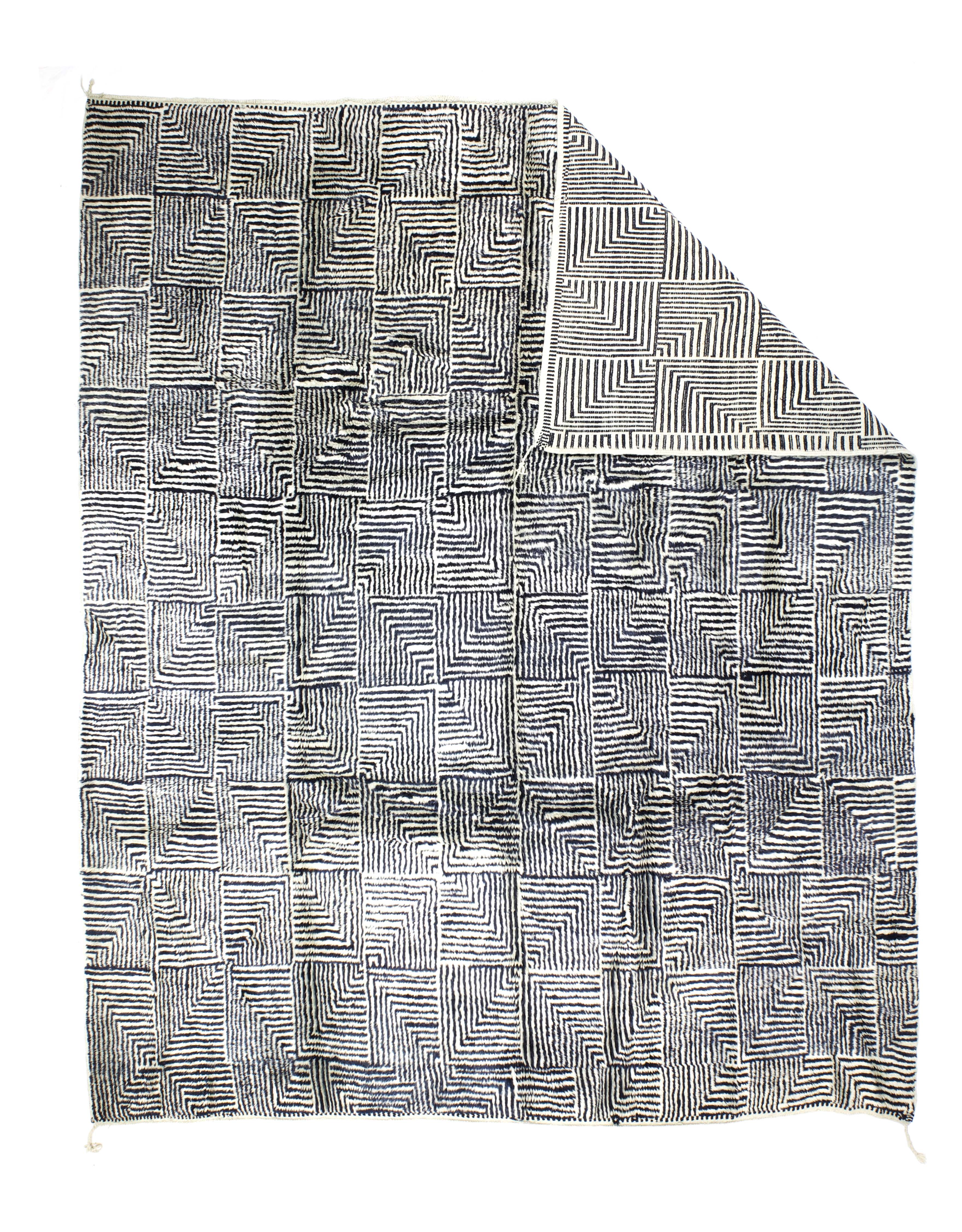 Vintage Moroccan Rug 10' 5'' x 12' 9''