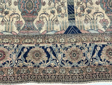 Antique Mohtasham Kashan Rug 3'11" x 6' 2"