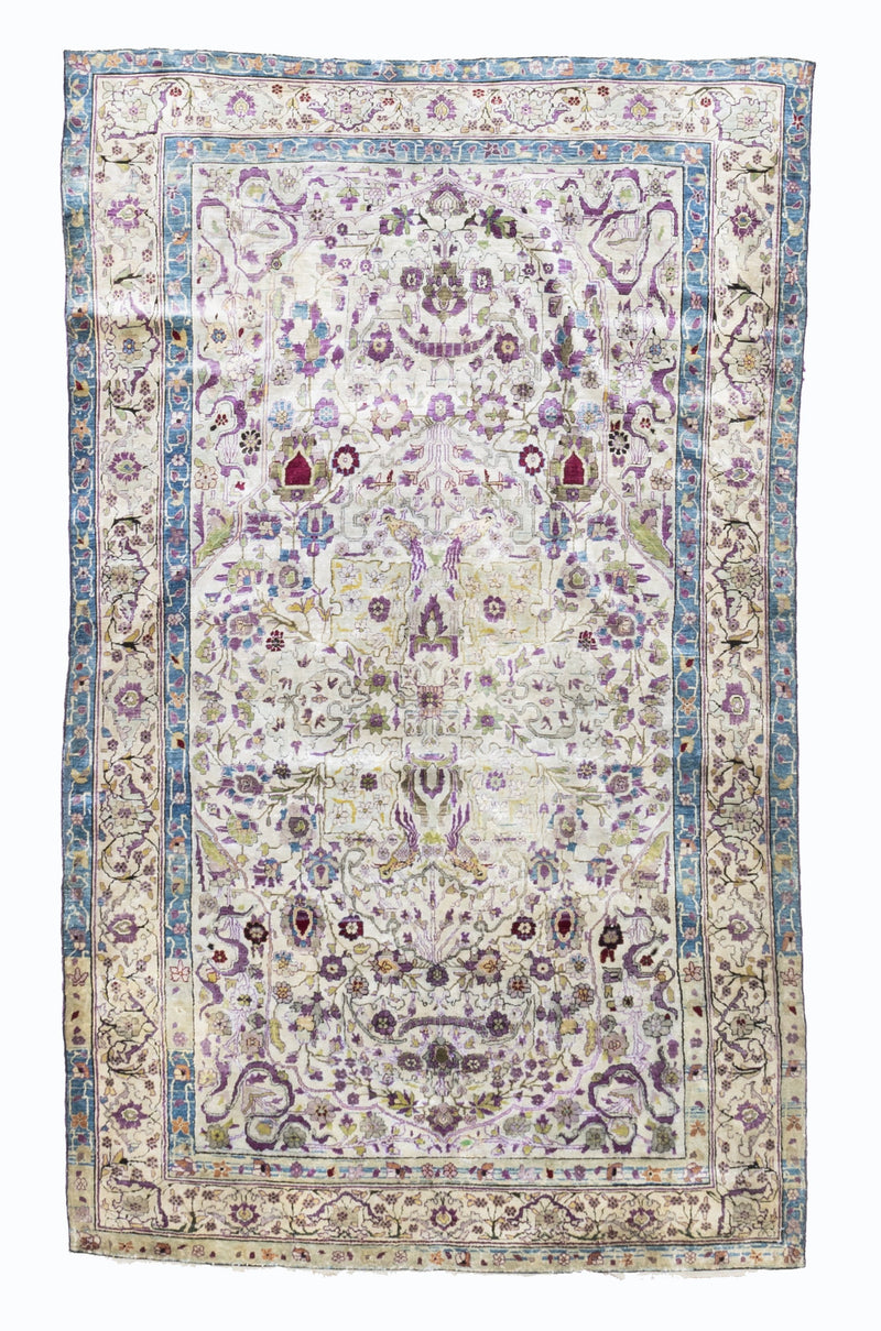 Antique Silk  Rug 3' 11