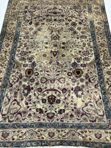 Antique Silk  Rug 3' 11" x 6' 11"