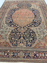 Antique  Farahan Sarouk Rug 9' 4" x 12' 1"
