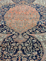 Antique  Farahan Sarouk Rug 9' 4" x 12' 1"