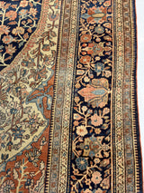 Antique  Farahan Sarouk Rug 9' 4" x 12' 1"