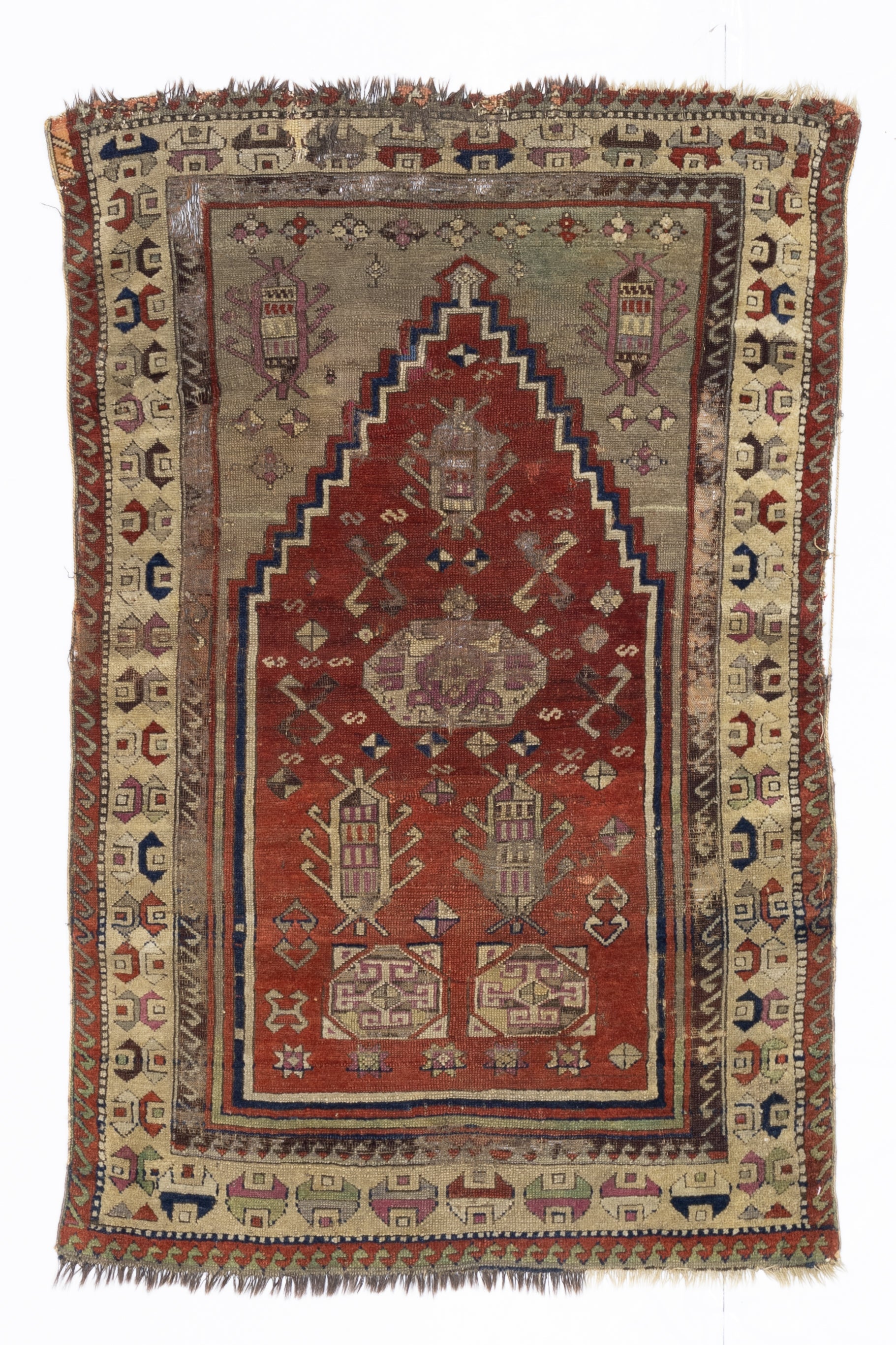Fine Antique Turkish Konia Rug 3'0" x 4' 8"