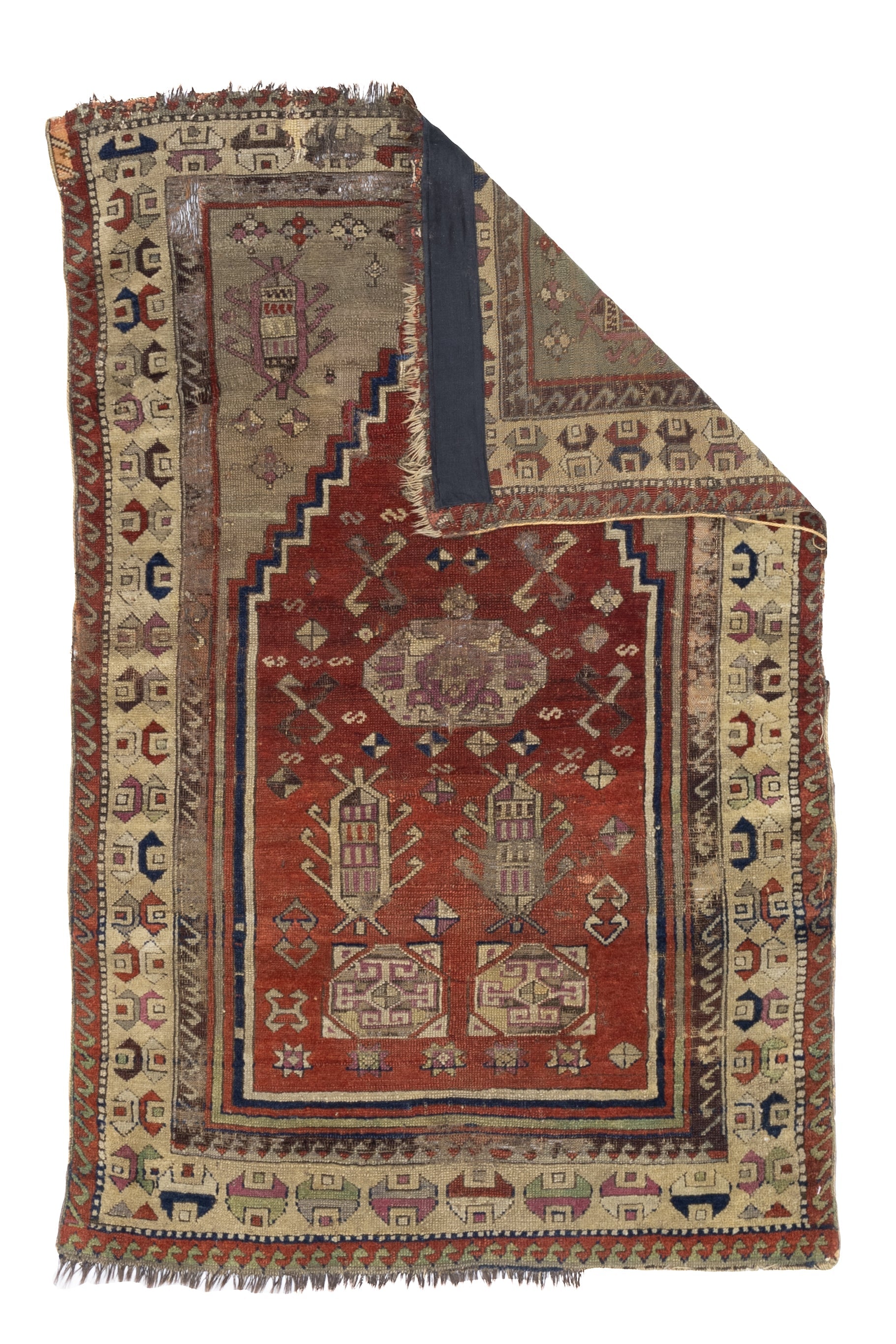 Fine Antique Turkish Konia Rug 3'0" x 4' 8"