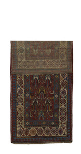 Antique Caucasian Rug 3'8" x 7' 10"