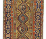Antique Caucasian Kuba Shirvan Rug 3' 9'' x 9' 1''