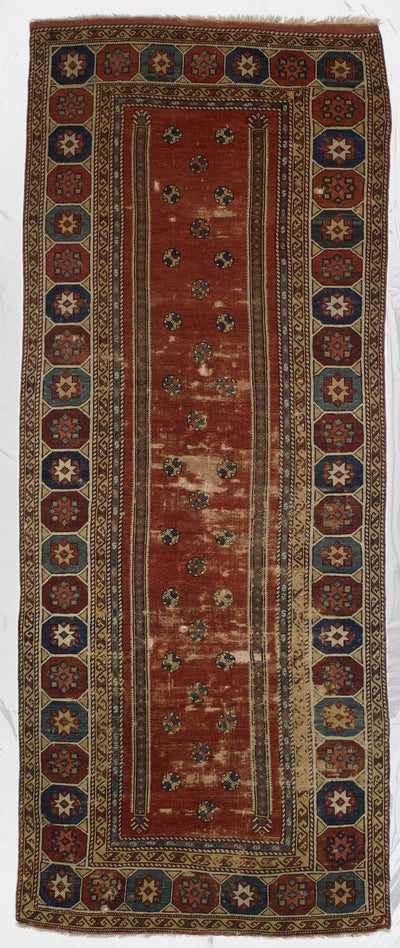 Antique Turkish Bergama Rug 4'0