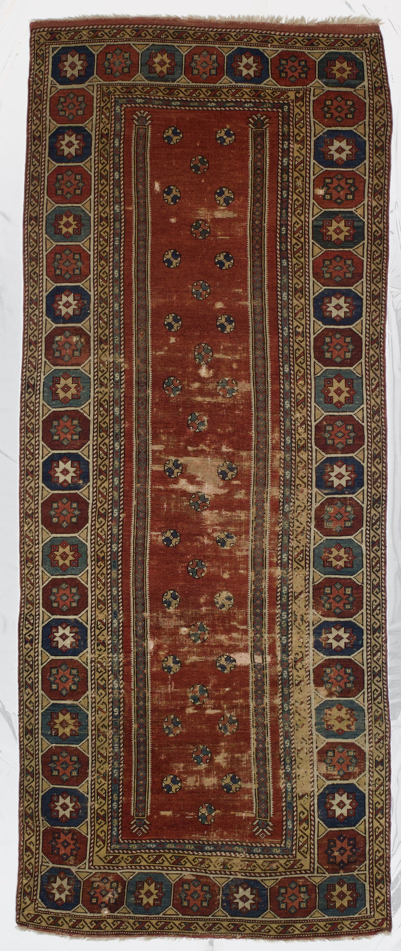 Antique Turkish Bergama Rug 4'0