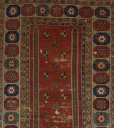 Antique Turkish Bergama Rug 4'0" x 10' 4''