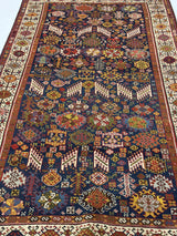 Antique  Qashqai Rug 5' 3" x 9' 1''
