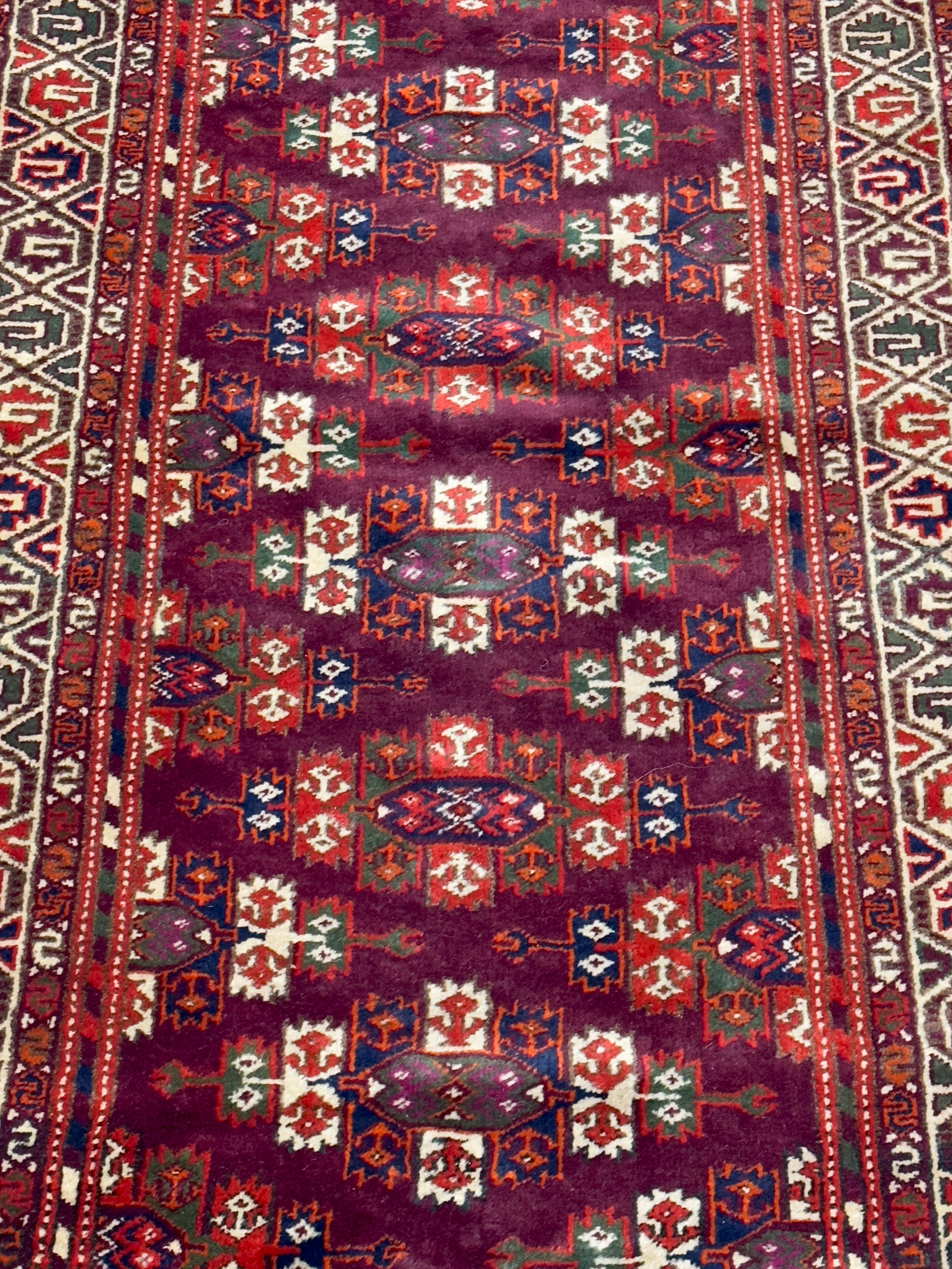 Antique Fine Turkmen Tribal Runner 2' 11'' x 8' 11''