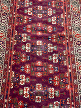 Antique Fine Turkmen Tribal Runner 2' 11'' x 8' 11''