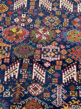 Antique  Qashqai Rug 5' 3" x 9' 1''