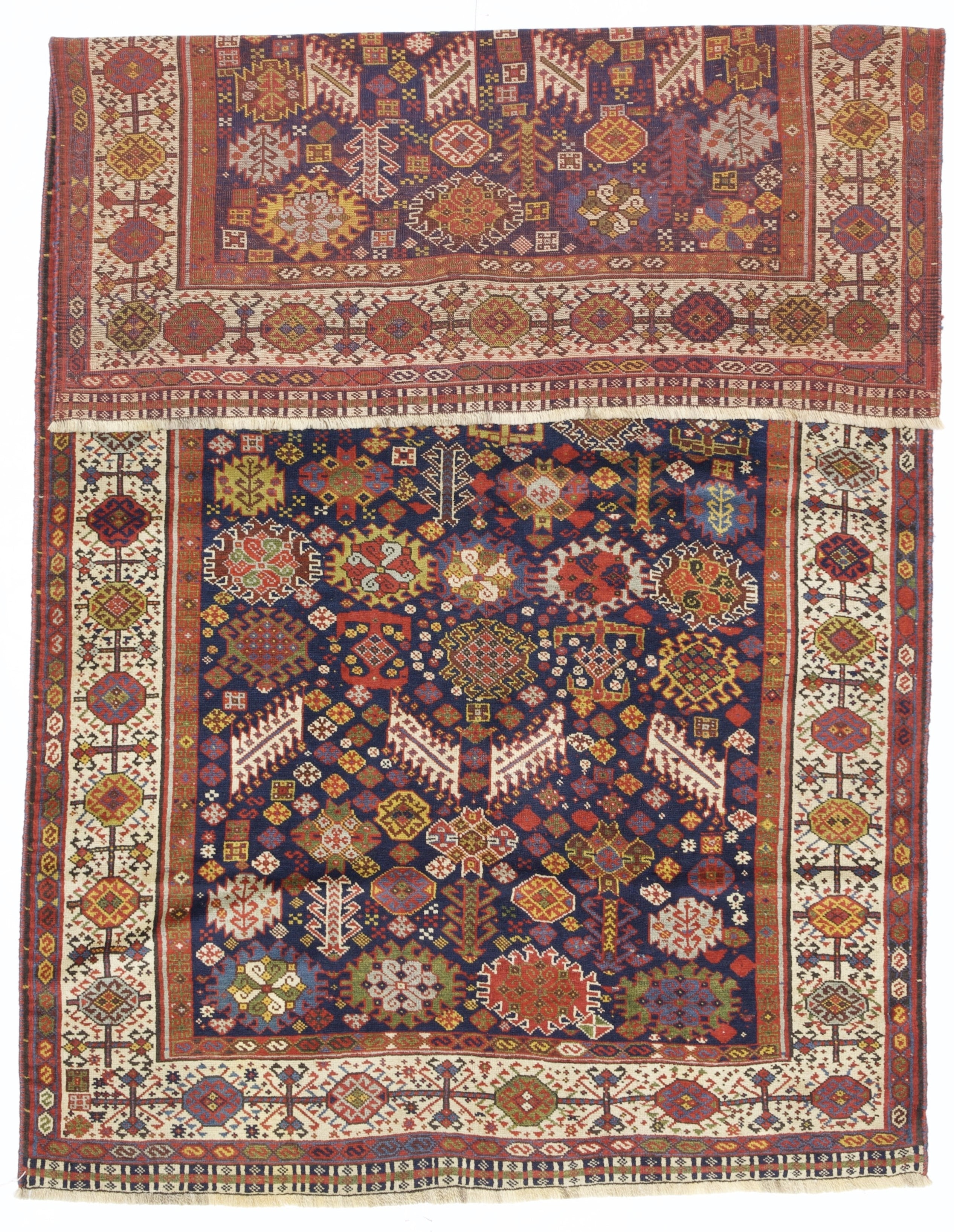 Antique  Qashqai Rug 5' 3" x 9' 1''