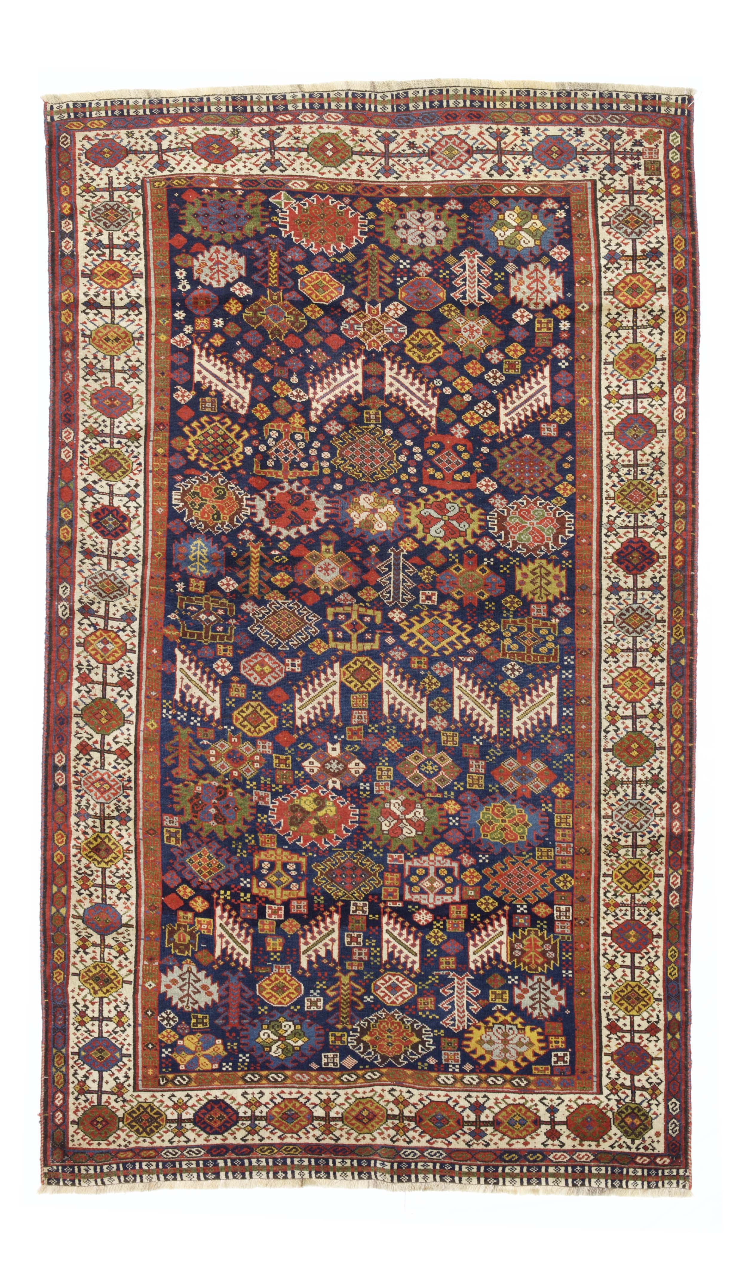 Antique  Qashqai Rug 5' 3" x 9' 1''