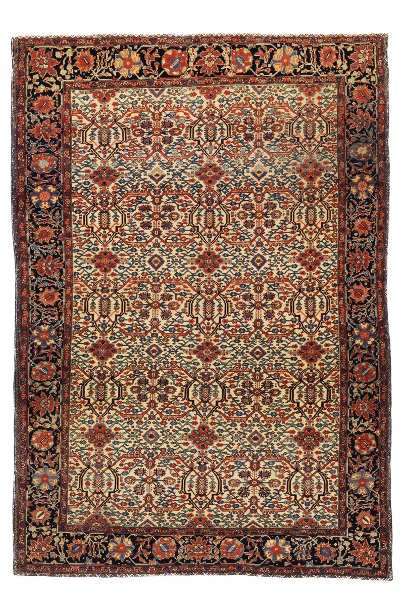 Fine Antique Farahan Sarouk Rug 4'6