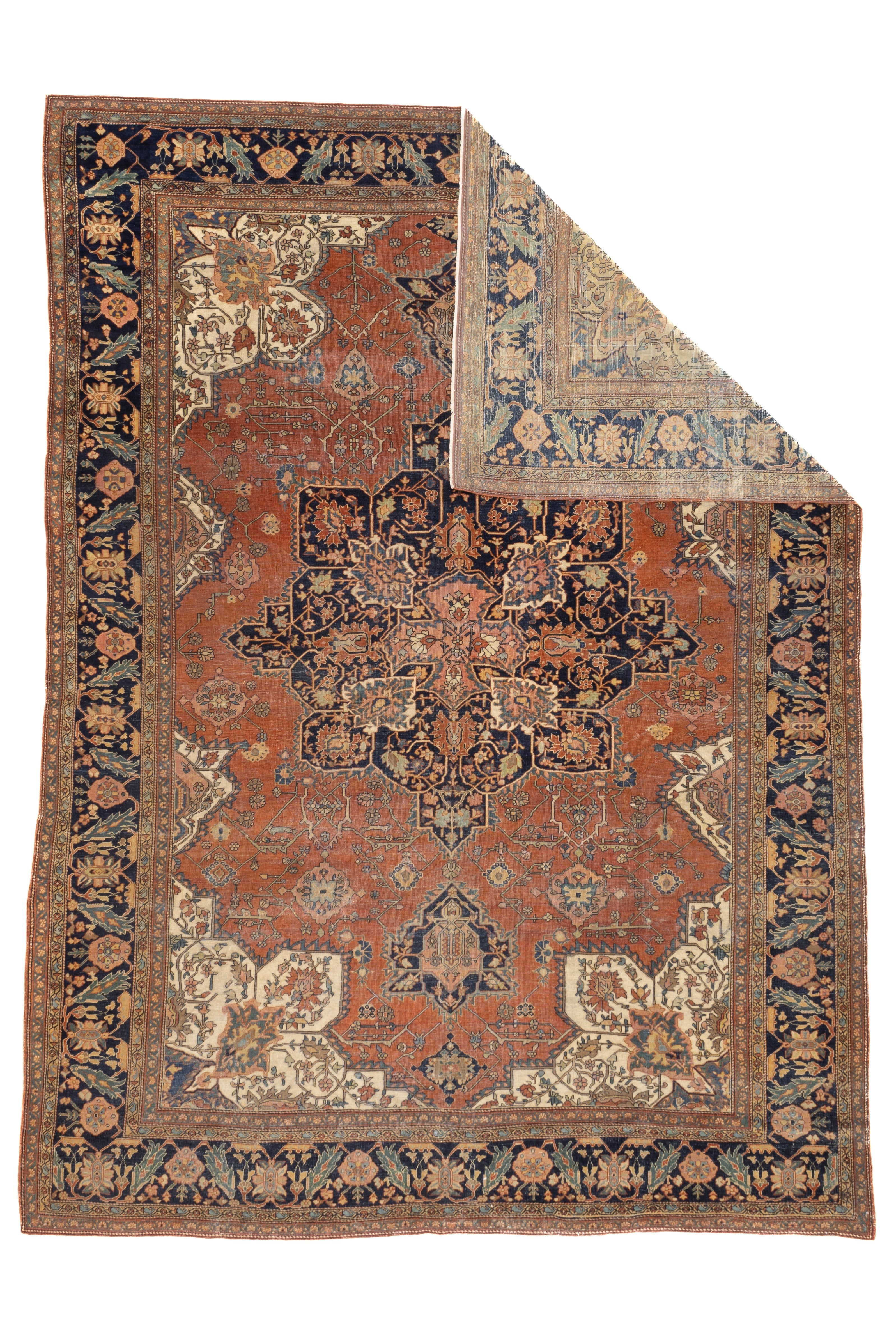 Antique  Farahan Sarouk Rug 8' 5'' x 11' 6''