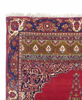 Antique Silk Kashan One of Pair Rug 4'3" x 6' 8"