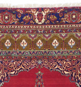 Antique Silk Kashan One of Pair Rug 4'3" x 6' 8"