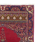 Antique Silk Kashan One of Pair Rug 4' 4" x 6' 7"