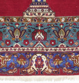 Antique Silk Kashan One of Pair Rug 4' 4" x 6' 7"