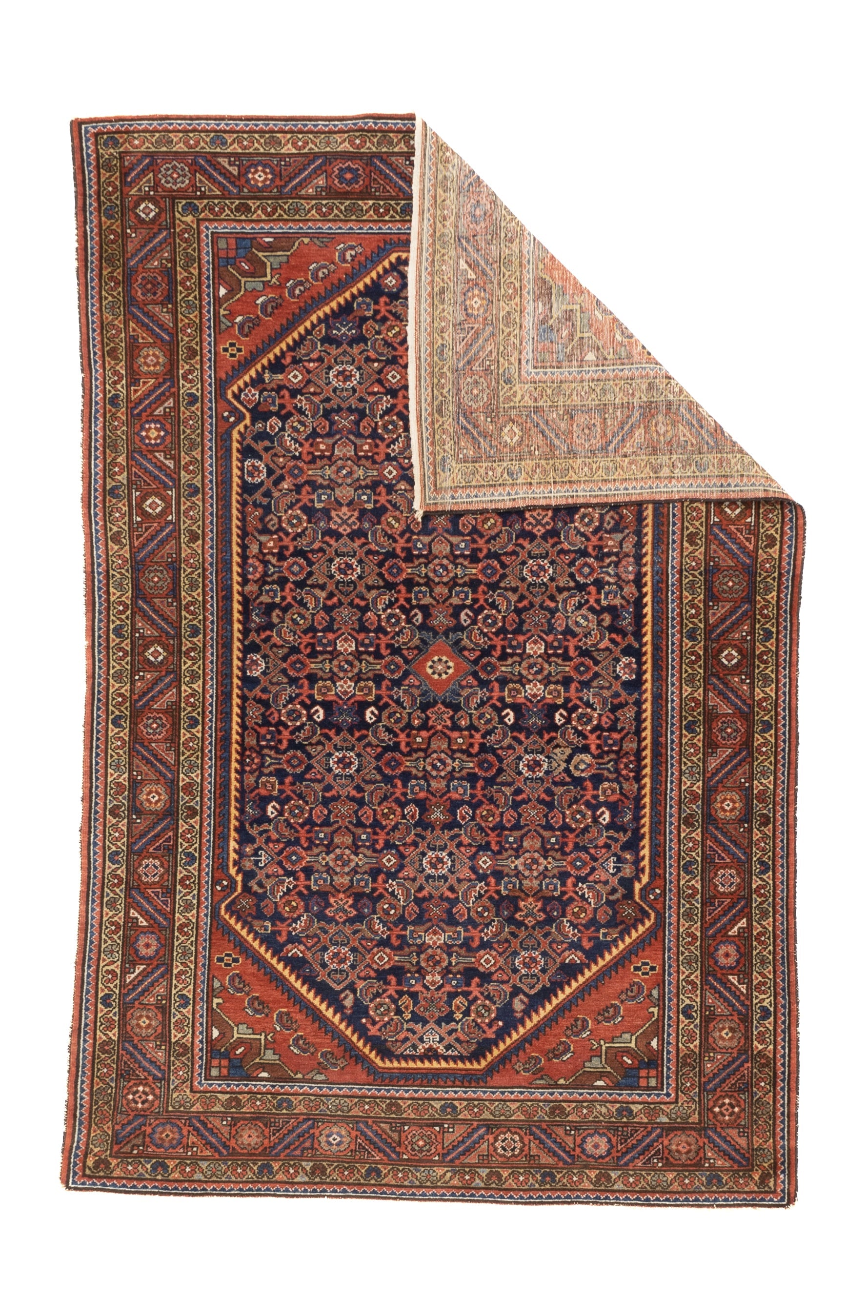 Antique  Malayer Rug 4'4" x 6' 7"
