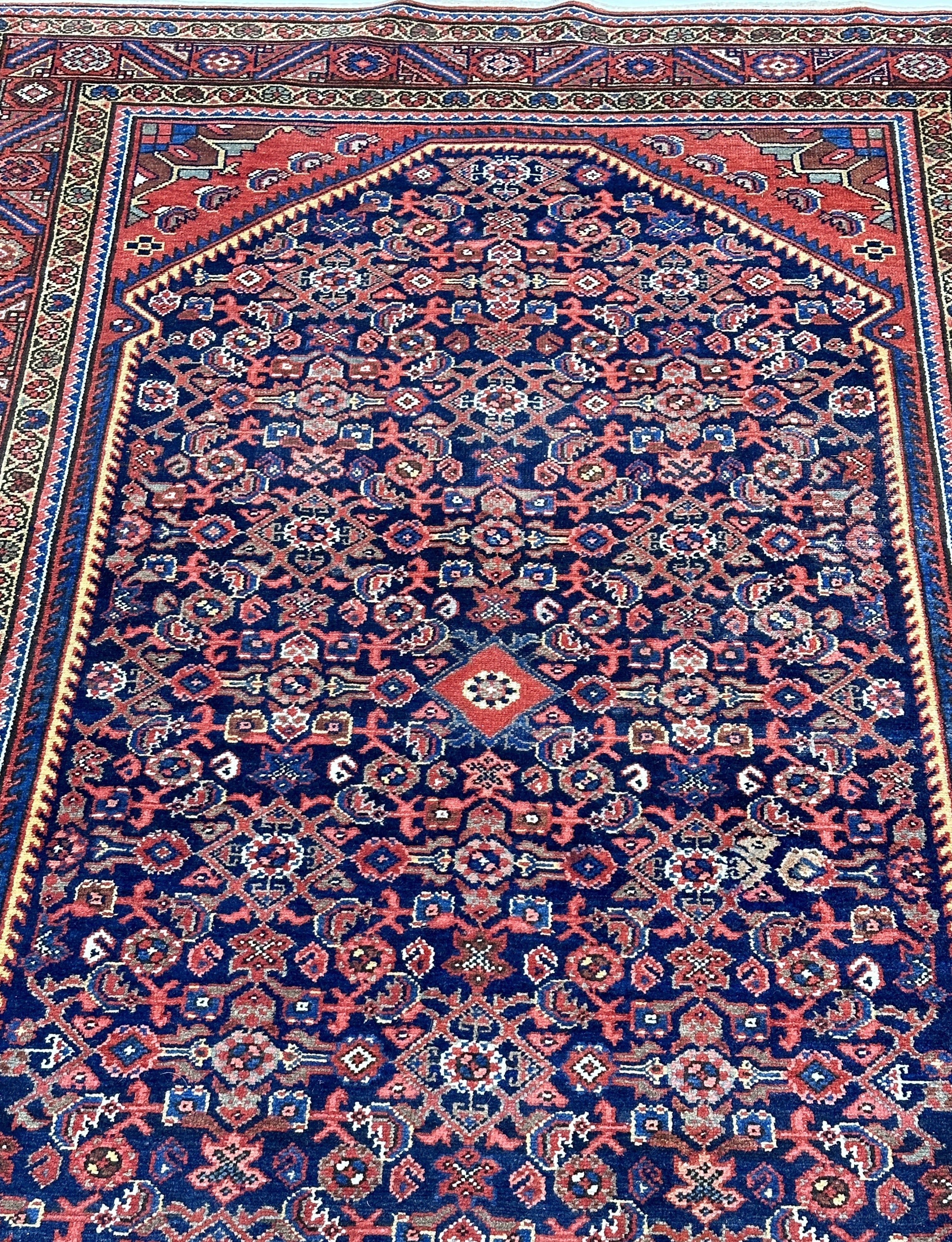 Antique  Malayer Rug 4'4" x 6' 7"