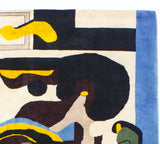 Fine Mid Century Courboisier Design Rug 6' 6" x 9' 10"