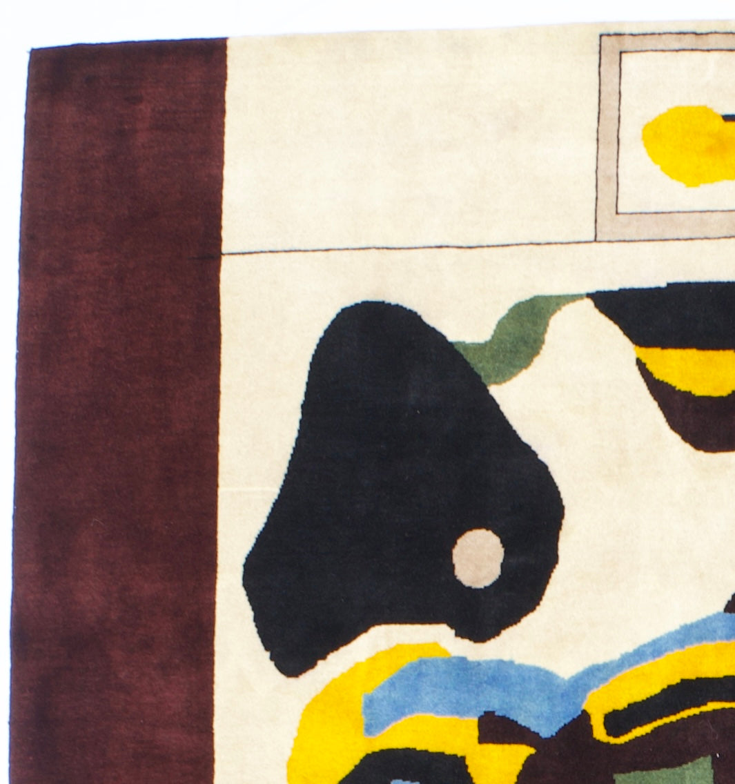 Fine Mid Century Courboisier Design Rug 6' 6" x 9' 10"